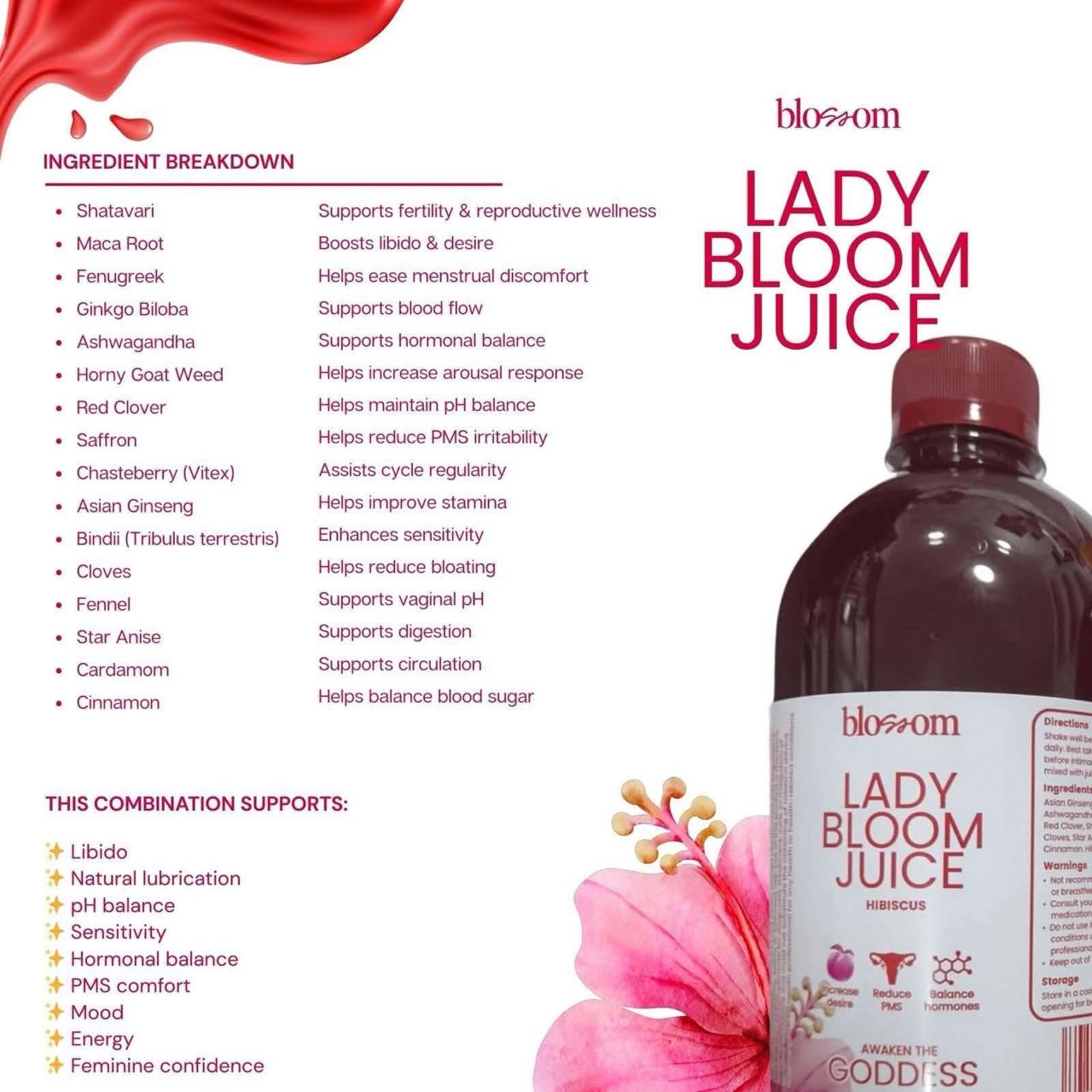 Lady bloom juice